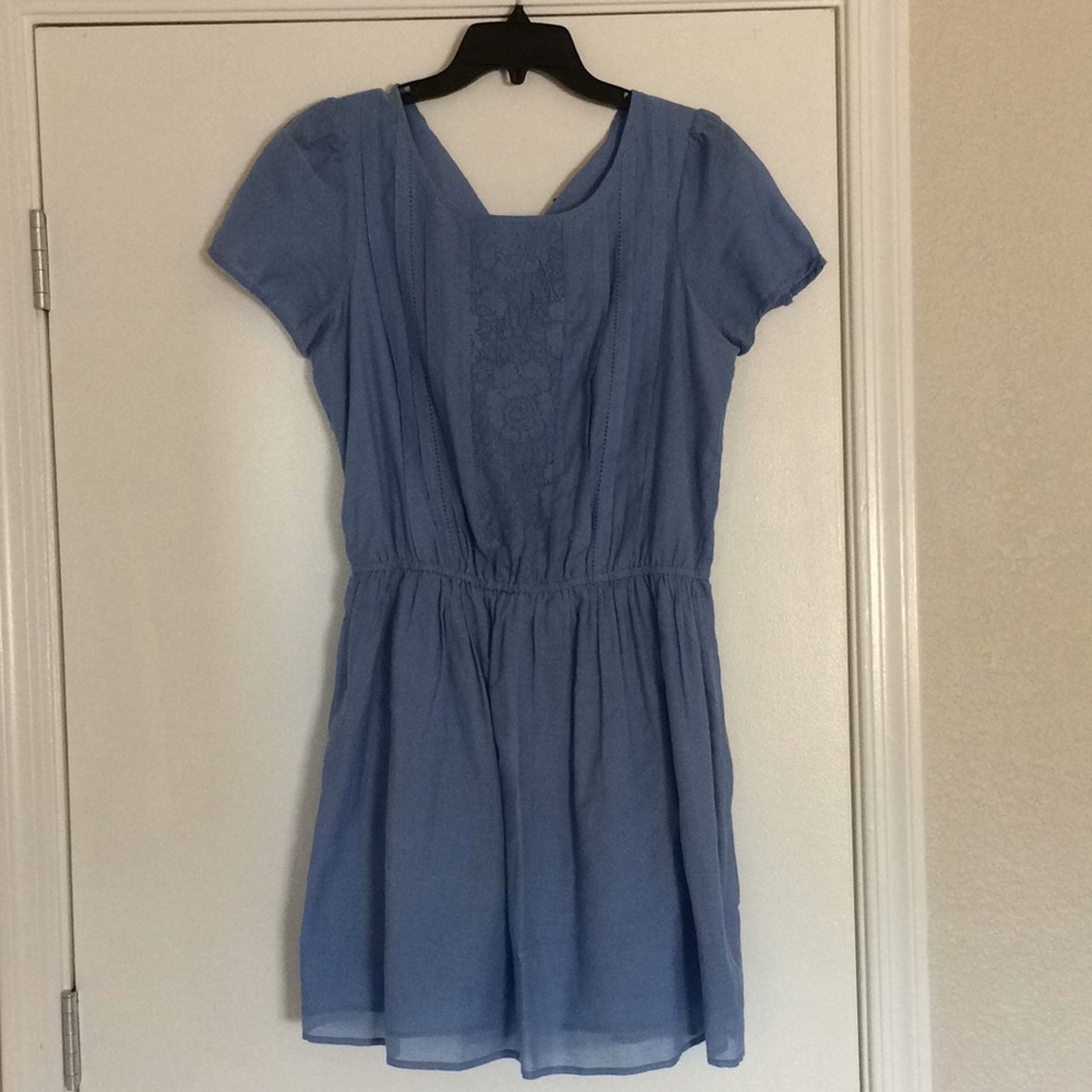 NAF NAF Cornflower blue mini dress
